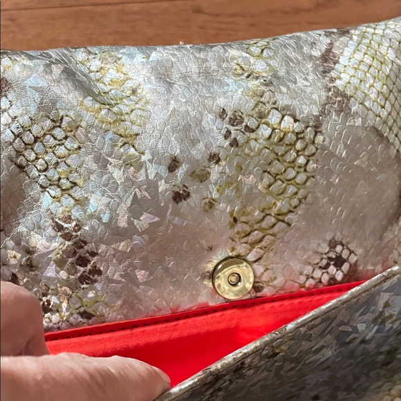 Anne Klein Snakeskin Shoulder Bag - Picture 7 of 13